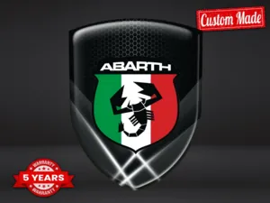 Fiat Abarth Adesivi Parabrezza su Misura Limitati Regolabili Moderni